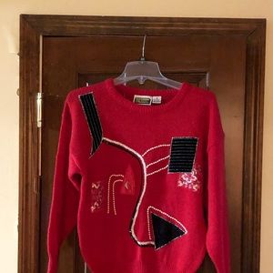 Vintage embellished sweater